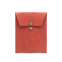 高質感簡約信封式15''文件夾/收納袋 - 粉銅
