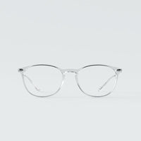 【預購】時尚造型老花眼鏡-鏡腳便攜款（橢圓-透明）