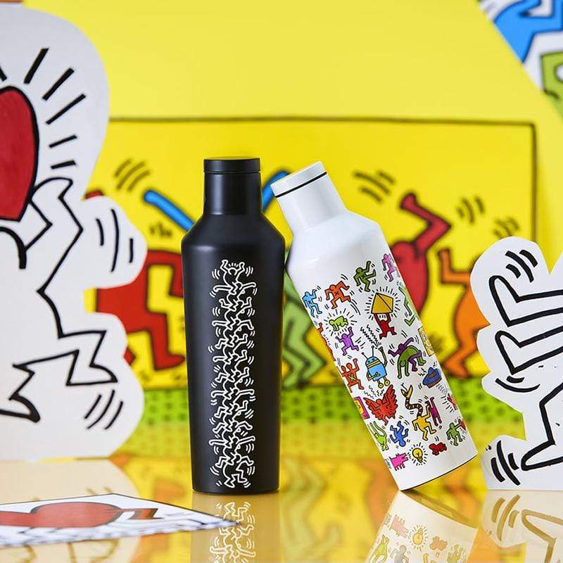 【設計師聯名】三層真空易口瓶/保溫瓶 Keith Haring 470ml   派對/堆疊人物