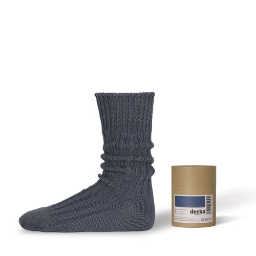 Cased Heavyweight Plain Socks (男) - 1入