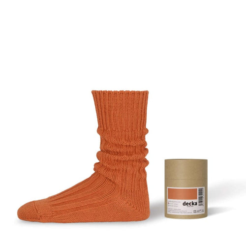 Cased Heavyweight Plain Socks (女) - 1入