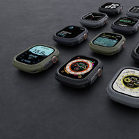 Apple Watch Ultra 49mm Quattro Max軍規保護殼+保護貼套組(附貼膜神器)