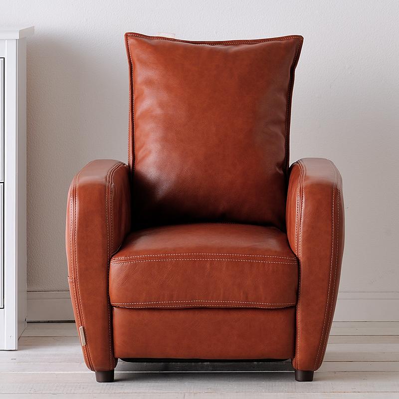皮質日式小沙發按摩椅(棕/黑)加贈舒眠振動頸枕(顏色隨機)