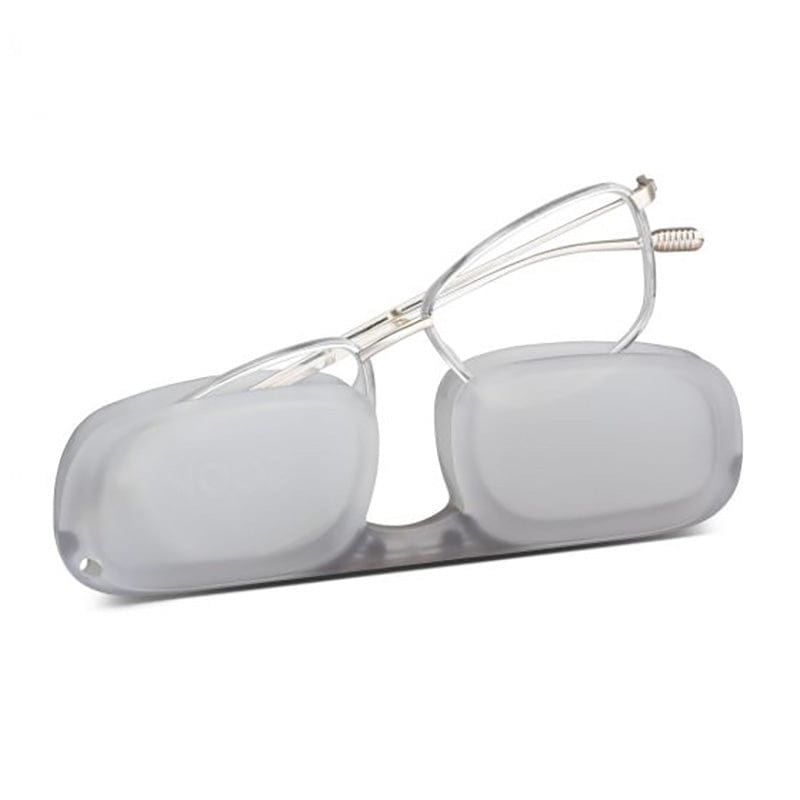 時尚造型老花眼鏡-鏡腳便攜款（Faro款-透明色）