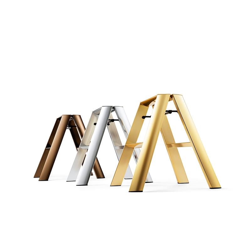 【長谷川 lucano系列10周年特別紀念限定版】lucano設計傢俱梯 －金色Gold2階(56cm)