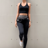 日本製瑜珈服 (Bra Top+瑜珈褲)-360度美胸美臀款(藍灰)