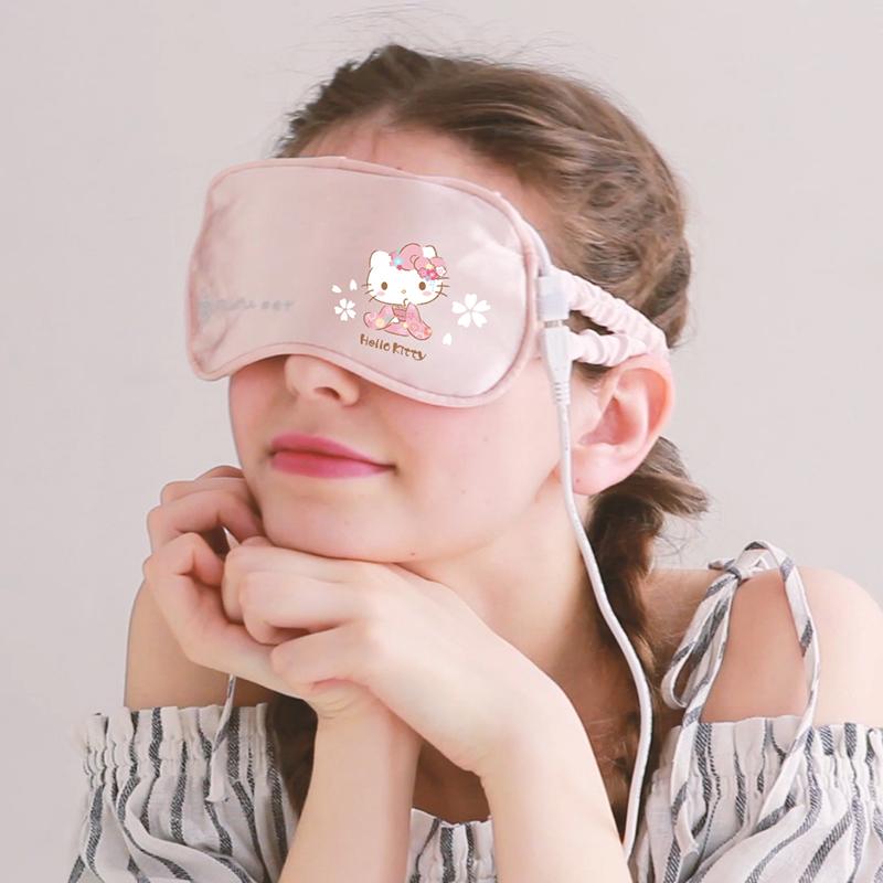 限量版Hello Kitty充電式溫熱眼罩 - 粉紅色