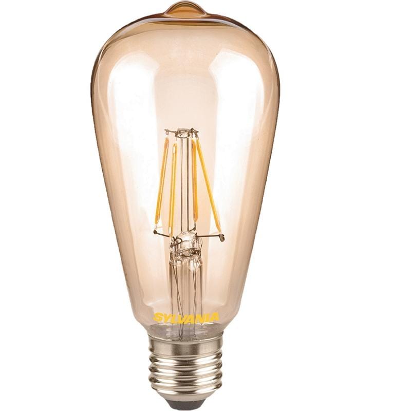 LED 經典款燈絲燈泡 ST64 黃光2200K