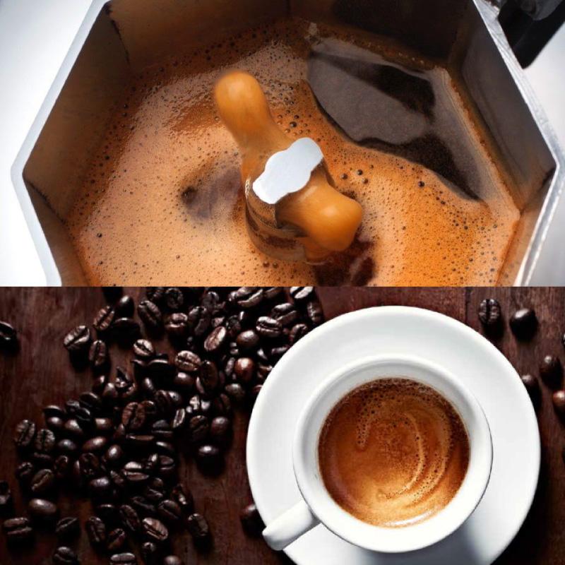 羅曼藍摩卡壺3tz+提攜式陶瓷保溫杯520ml 送義大利進口咖啡豆