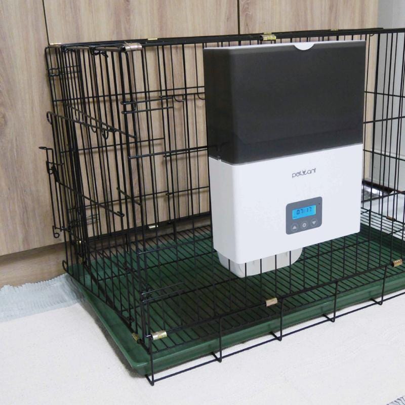 籠子專用寵物自動餵食器 贈湧泉式寵物飲水器