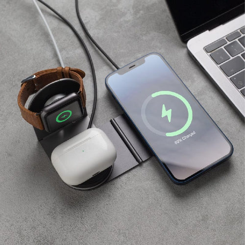 EDGE PRO 魔力吸｜ 入門組 (支架 x 1 + 無線充電盤 x 1 + 補光燈 x 1)