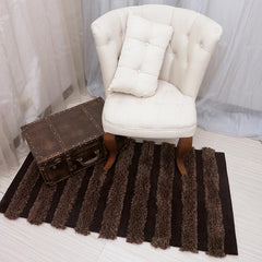 Esprit - ESPRIT手工羊毛地毯-黑棕復古 70X140cm