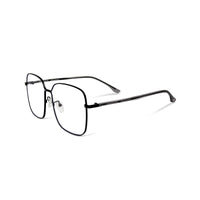 巴塞隆納的自然線條│燕尾黑未來感縷空金屬方框UV400濾藍光眼鏡