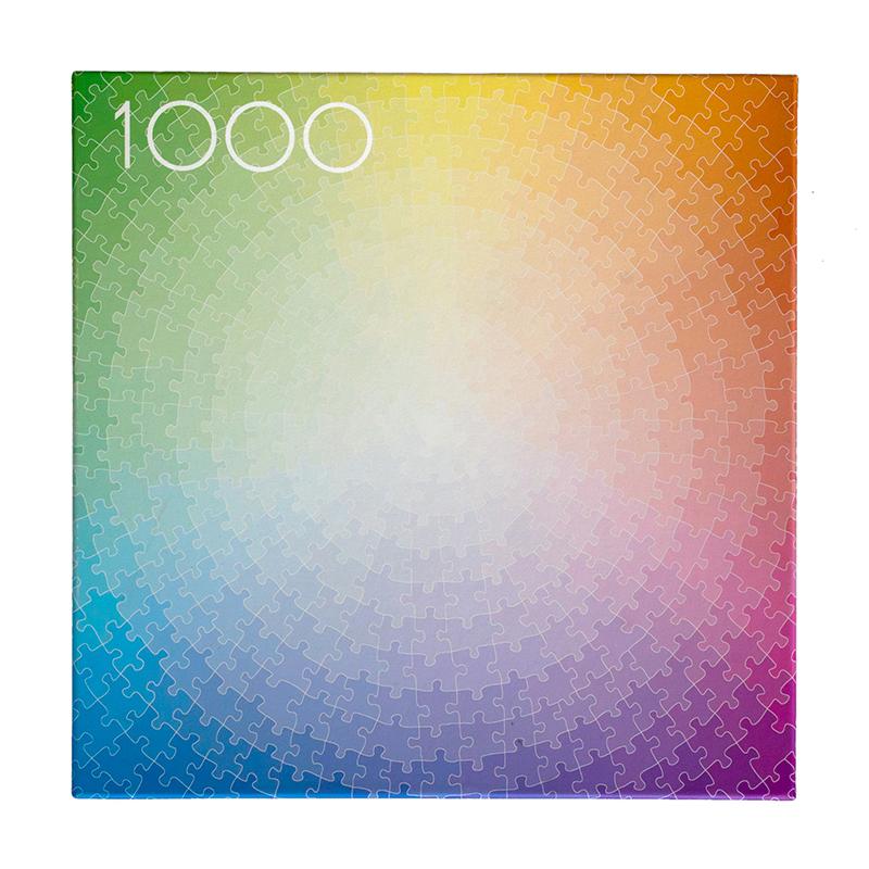Clemens Habicht's 1000色CMYK色票無邊界圓形拼圖