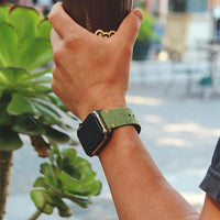 Apple Watch 帆布錶帶 - 奇異果綠