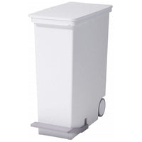 直立式分類垃圾桶33L - 純白色