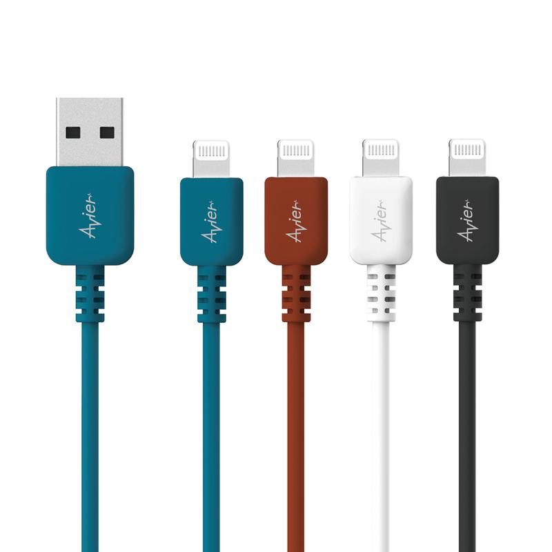 COLOR MIX USB-A to Lightning 高速充電傳輸線 2M | Avier | citiesocial | 找好東西
