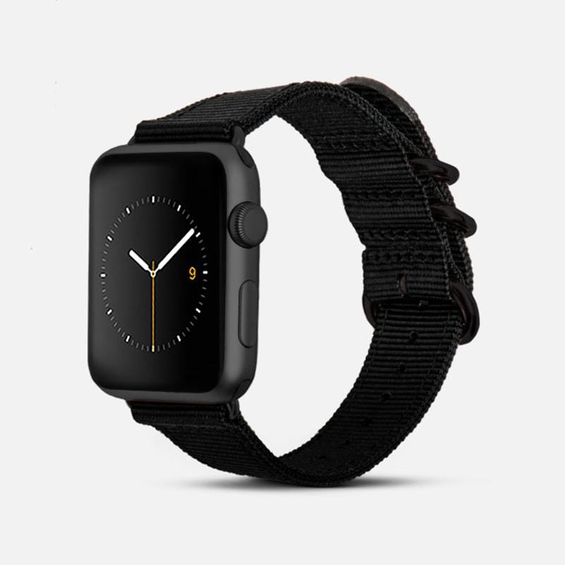 經典款 Apple Watch 尼龍錶帶 - 黑