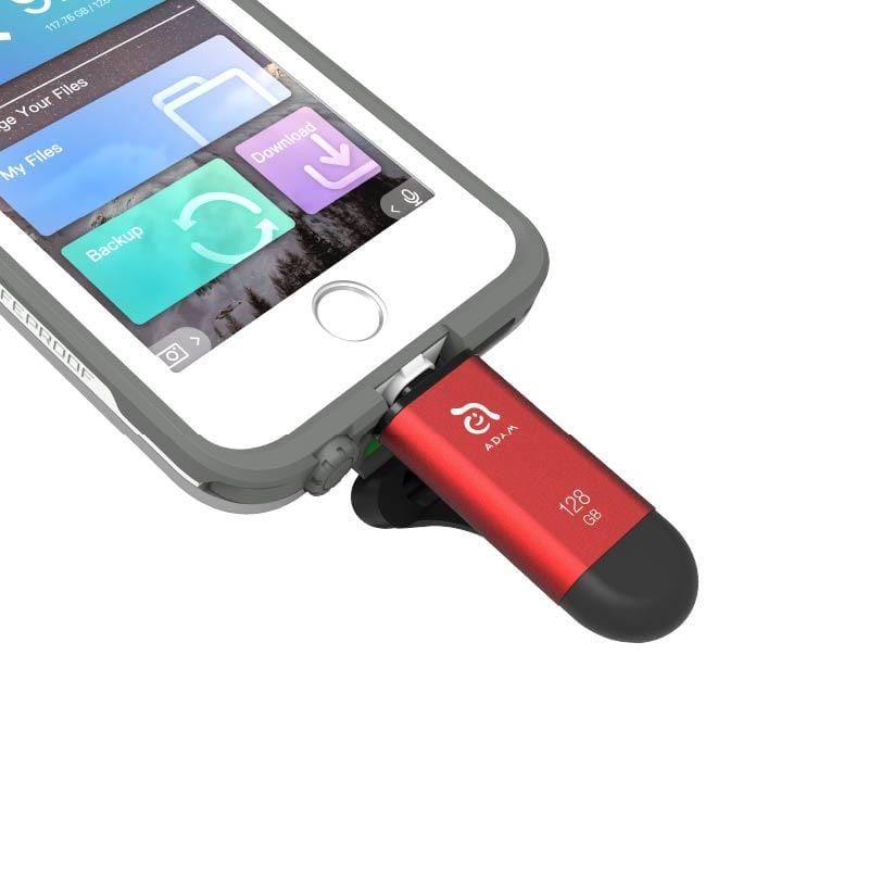 iKlips C Lightning/USB-C iPhone 雙向智慧隨身碟 128GB
