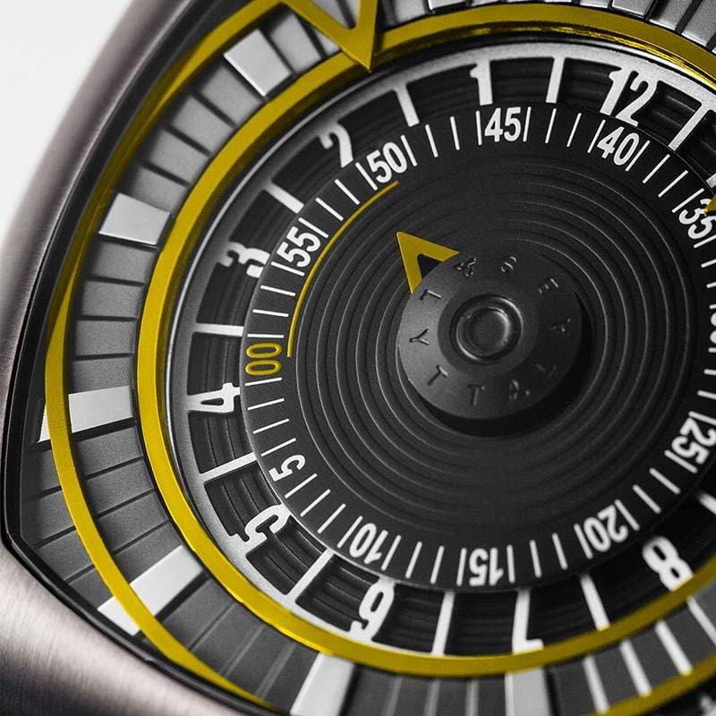 Inception V1.0 日晷錶 -槍黃 – A02-03限時75折，加碼贈送原廠錶帶（款式隨機，送完為止）
