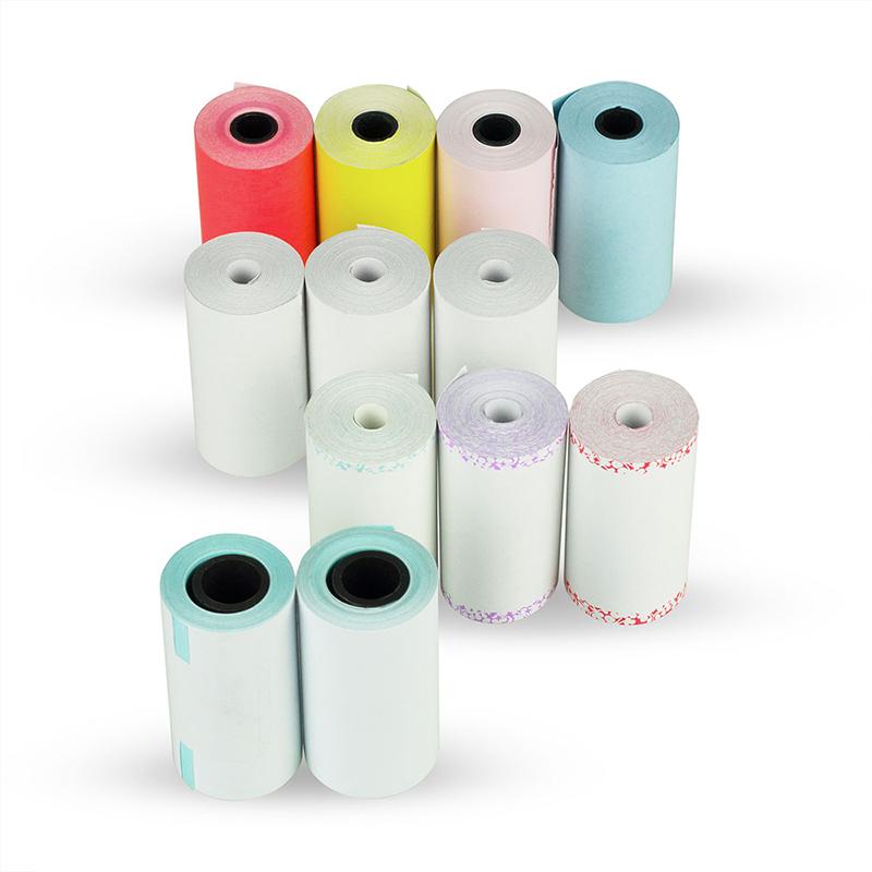 口袋列印小精靈-喵喵機(白色)+感熱紙大組合包