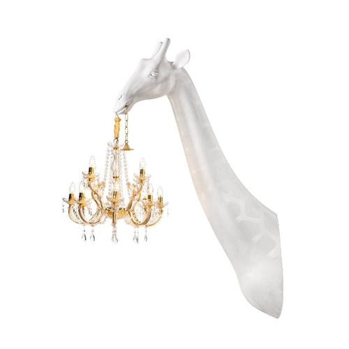 長頸鹿造型壁燈-白