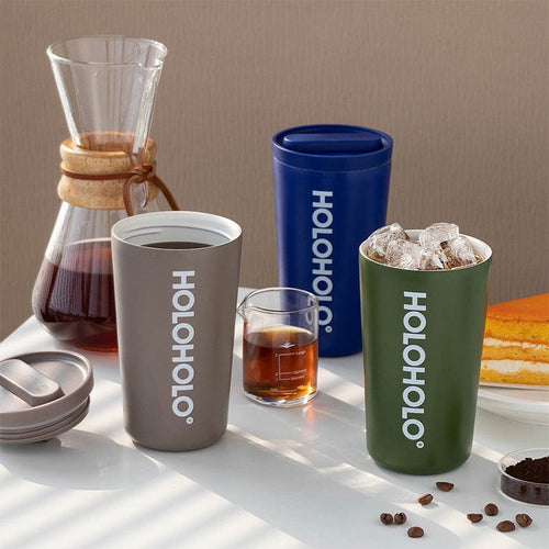 Holoholo｜HOWALK 雙層不鏽鋼隨行保溫杯（390ml／6色）