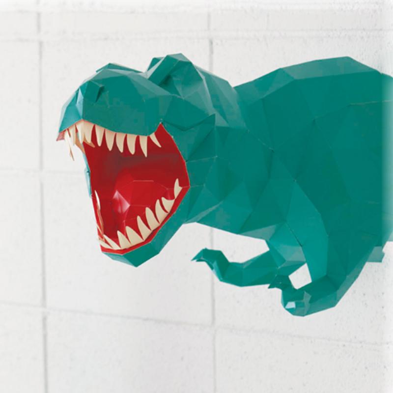 DIY 動物紙模型 - 恐龍