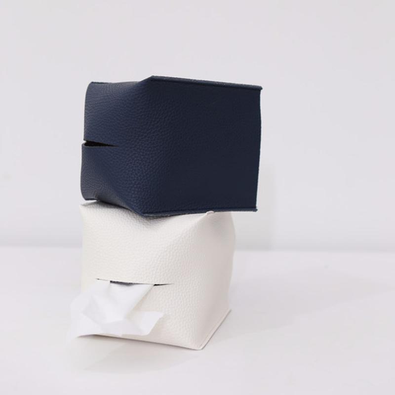 Deilive正方形質感皮革面紙套 (共6色)