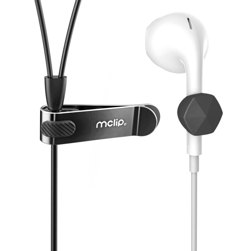 mband耳機線材磁鐵＋mclip磁吸夾 收納組 - 黑色限定款