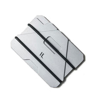 A3 三片鋁製卡夾(標準型) - 透銀