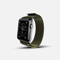 Apple Watch 尼龍運動錶帶 - 橄欖綠