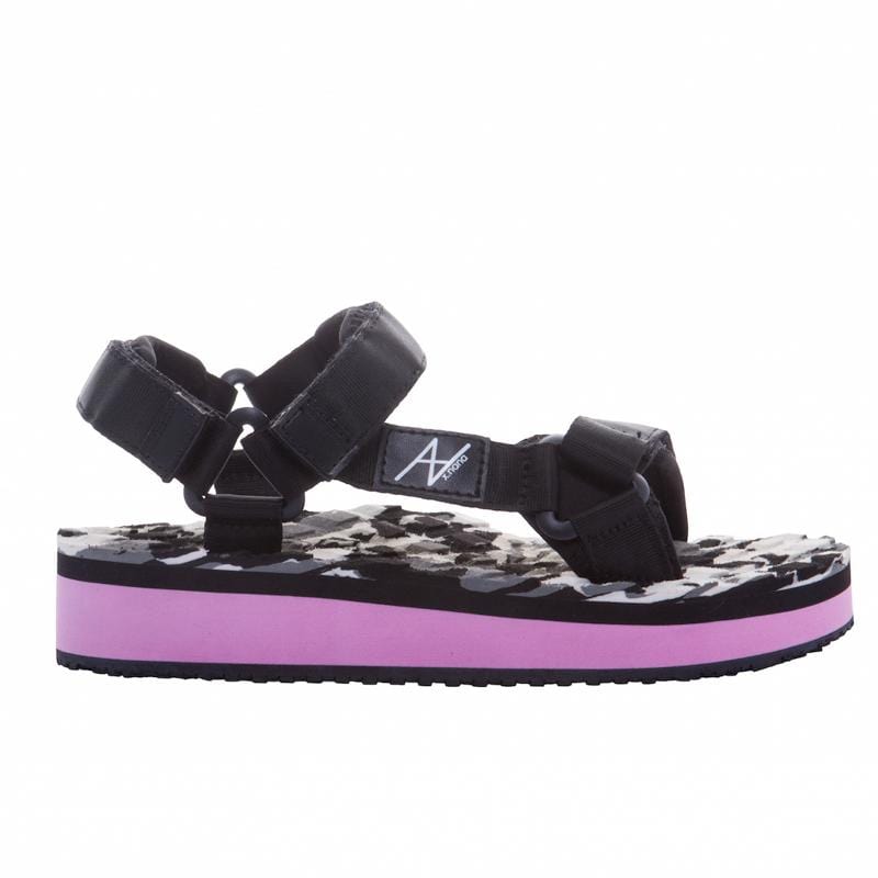 X.NANA CREATOR-F Black& Pink Camo 織帶涼鞋（黑粉迷彩）/女鞋