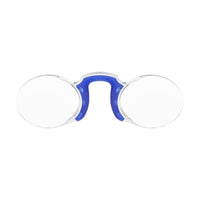【預購】時尚造型老花眼鏡（橢圓-藍）