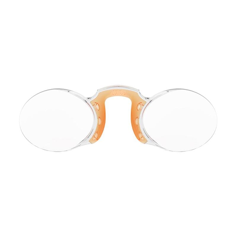 時尚造型老花眼鏡（橢圓-橘）