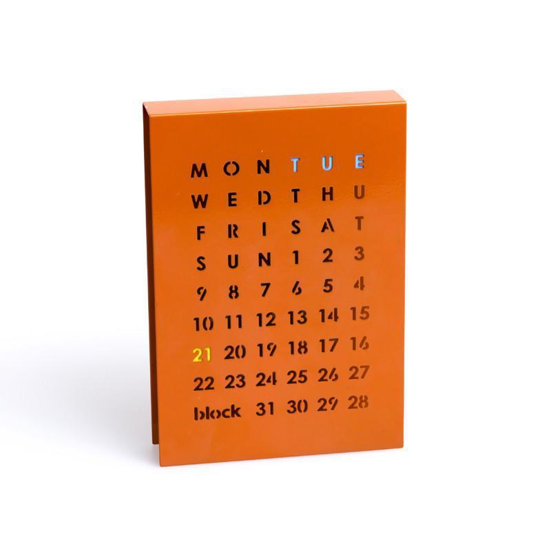 Perpetual Calendar 永久月曆板 - 橘