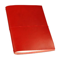 grand voyageur 皮革筆記本盒裝組(大) - 紅