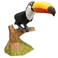 DIY 動物紙模型 – 巨嘴鳥