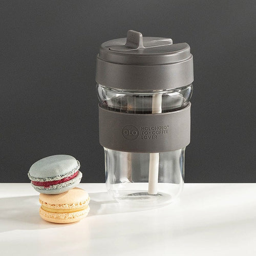 Holoholo｜Tonton Glass 玻璃吸管杯（360ml / 4色）