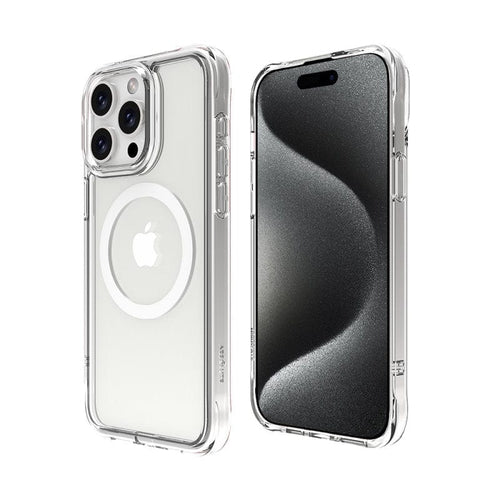 LINKASE AIR iPhone 15 / 15 Plus / 15 Pro / 15 Pro Max 超越軍規防摔高硬度大猩猩玻璃保護殼 裸機感透明