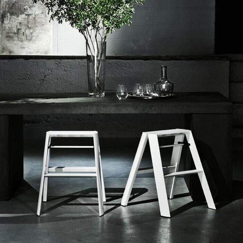 Lucano設計傢俱梯 －白色2階(56cm)