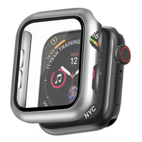 適用 Apple Watch 45mm 鋼化玻璃+360度全包覆防摔保護殼