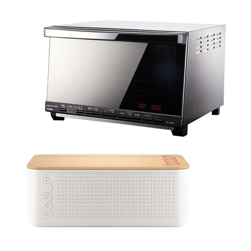 油切氣炸烤箱 TS-D067TW + BISTRO大麵包盒(附砧板)